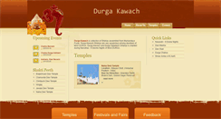 Desktop Screenshot of durgakawach.com